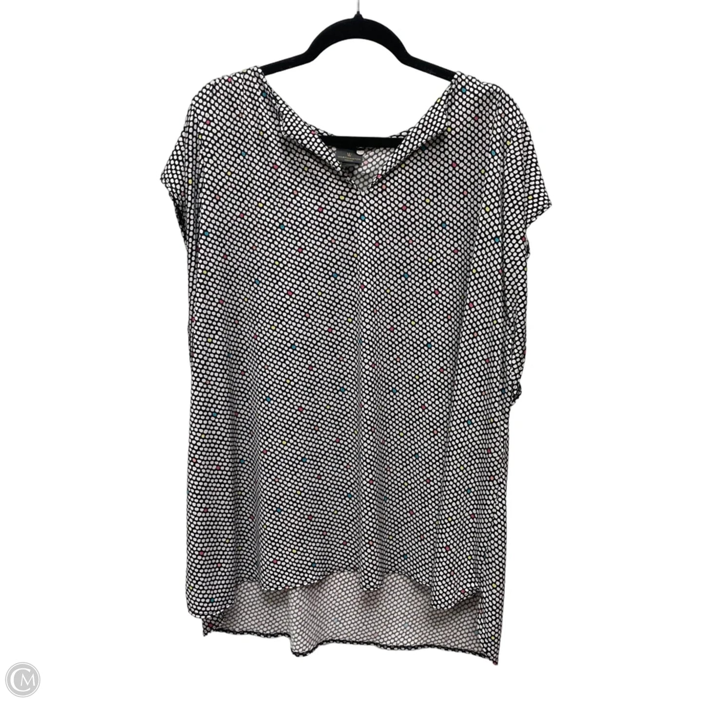 Top Sleeveless By Worthington In Polkadot Pattern, Size: 3x