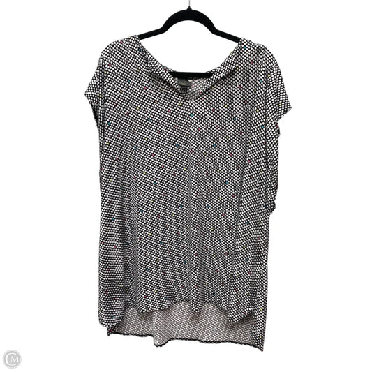 Top Sleeveless By Worthington In Polkadot Pattern, Size: 3x