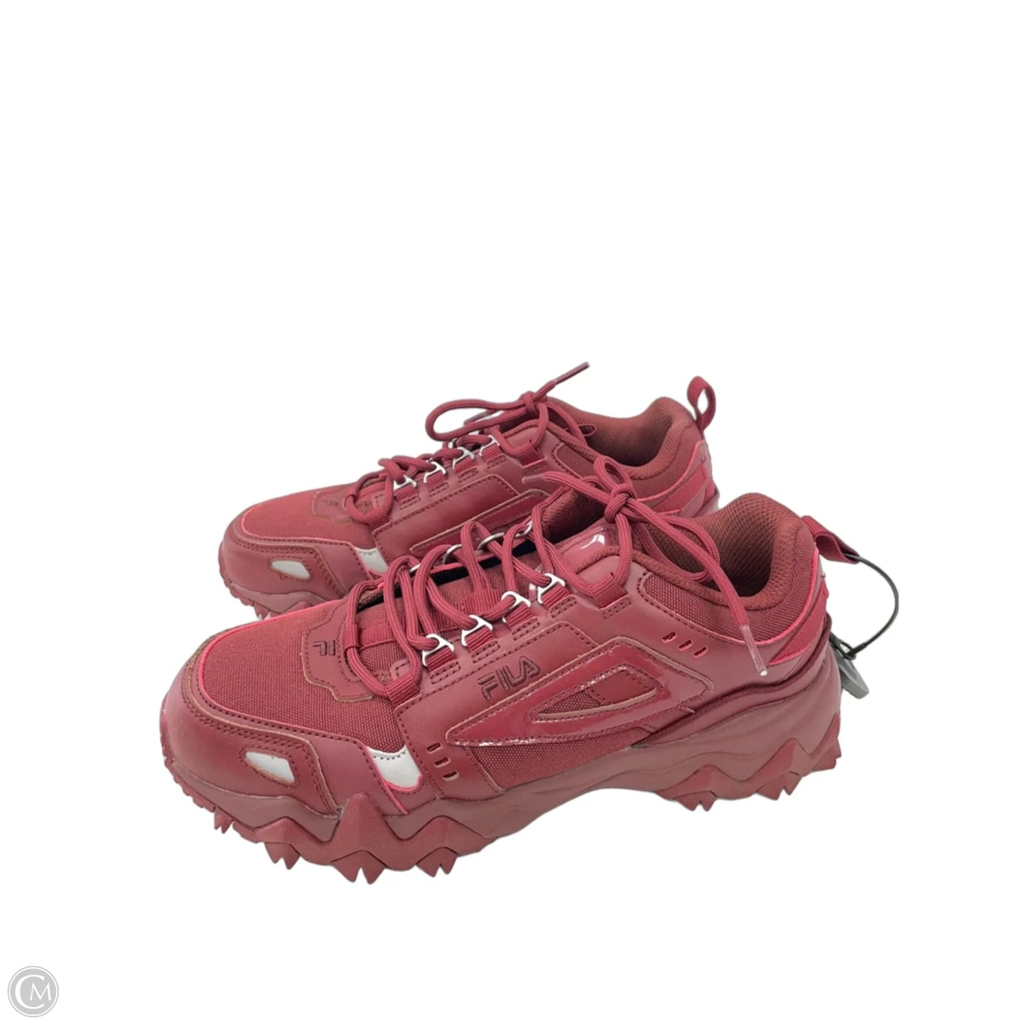 Shoes Sneakers By Fila In Red, Size: 9