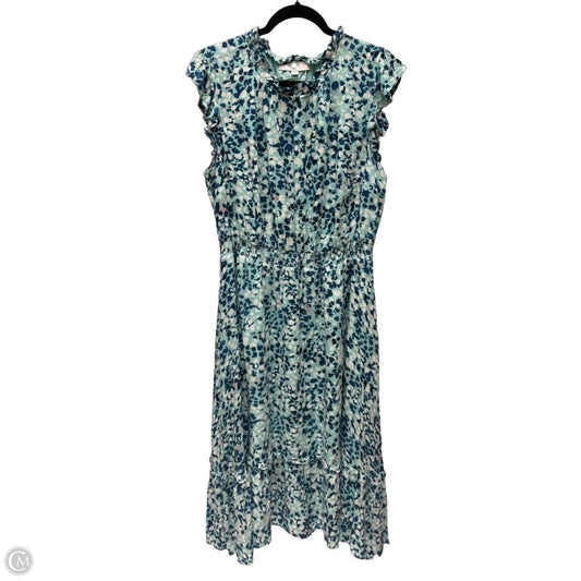 Dress Casual Maxi By Loft In Floral Print, Size: Xl