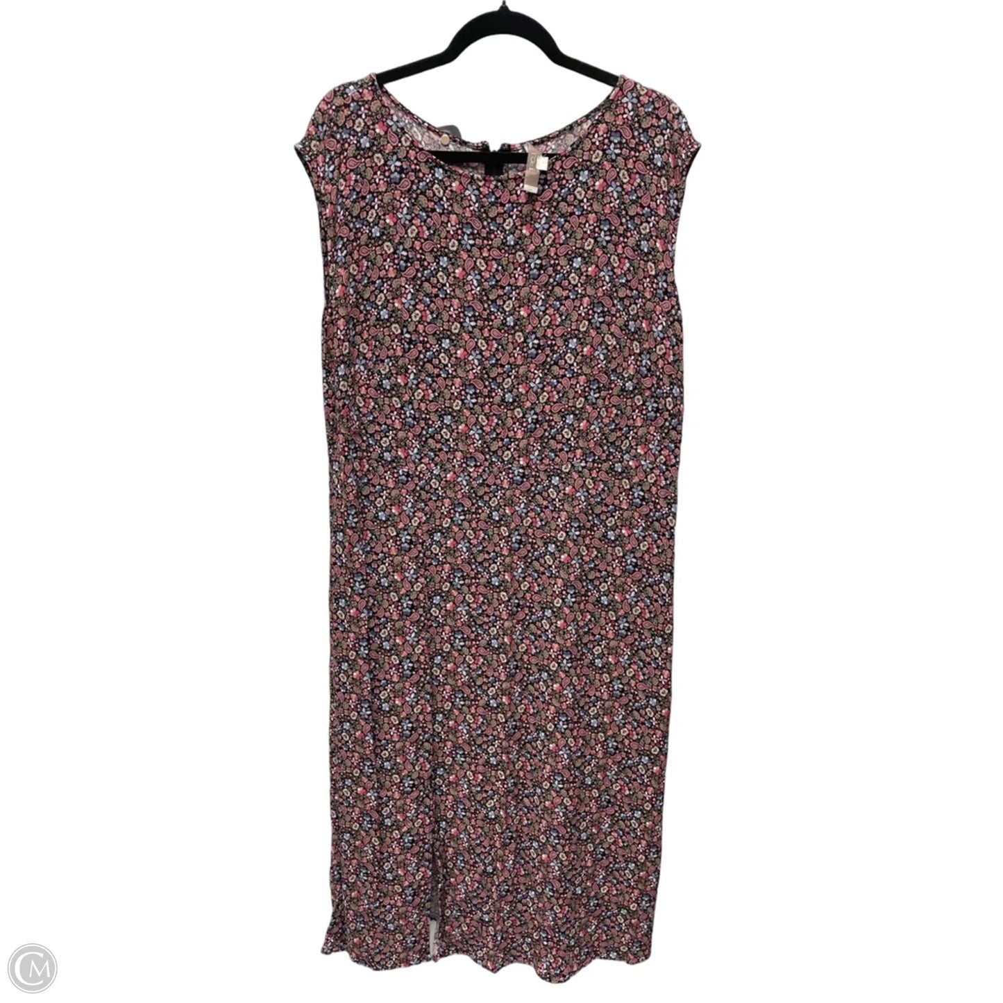 Dress Casual Maxi By Loft In Floral Print, Size: Xl