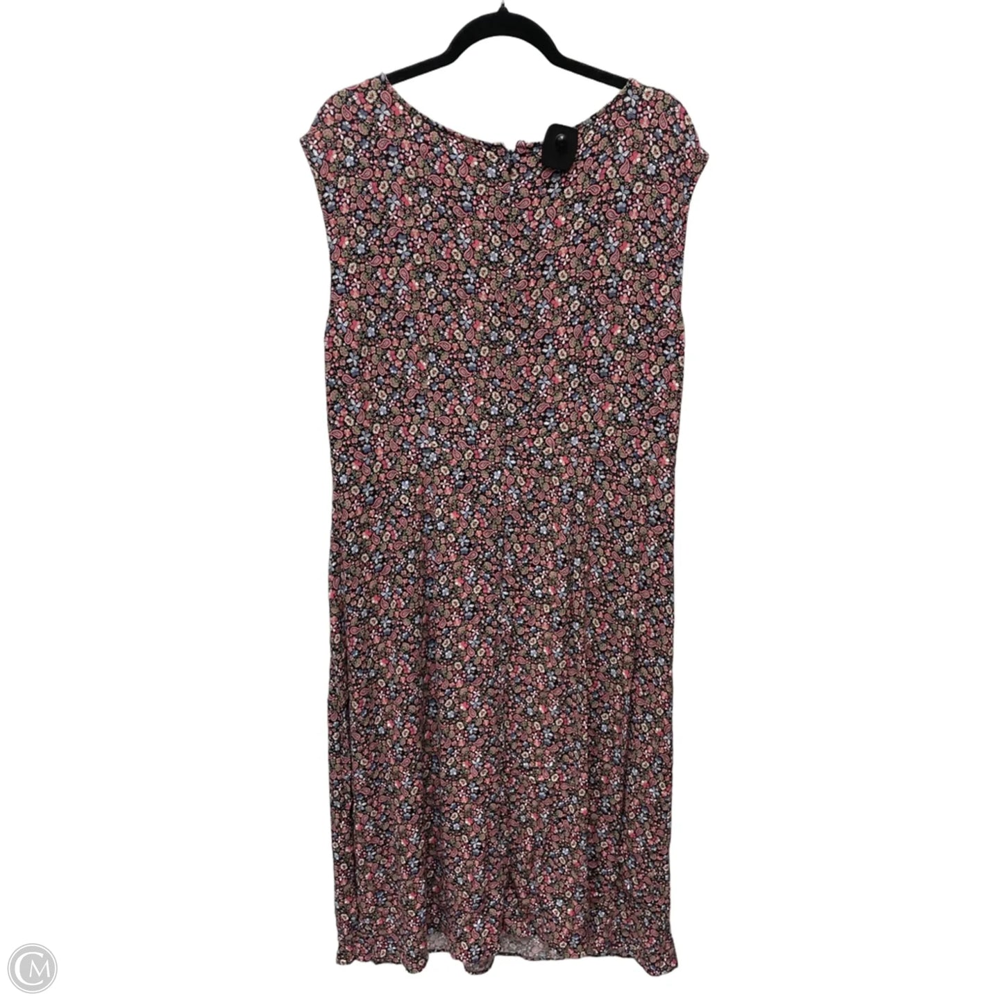 Dress Casual Maxi By Loft In Floral Print, Size: Xl