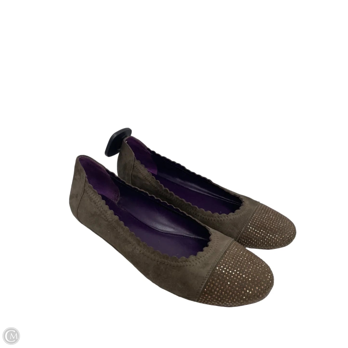 Shoes Flats By Vaneli In Brown, Size: 7