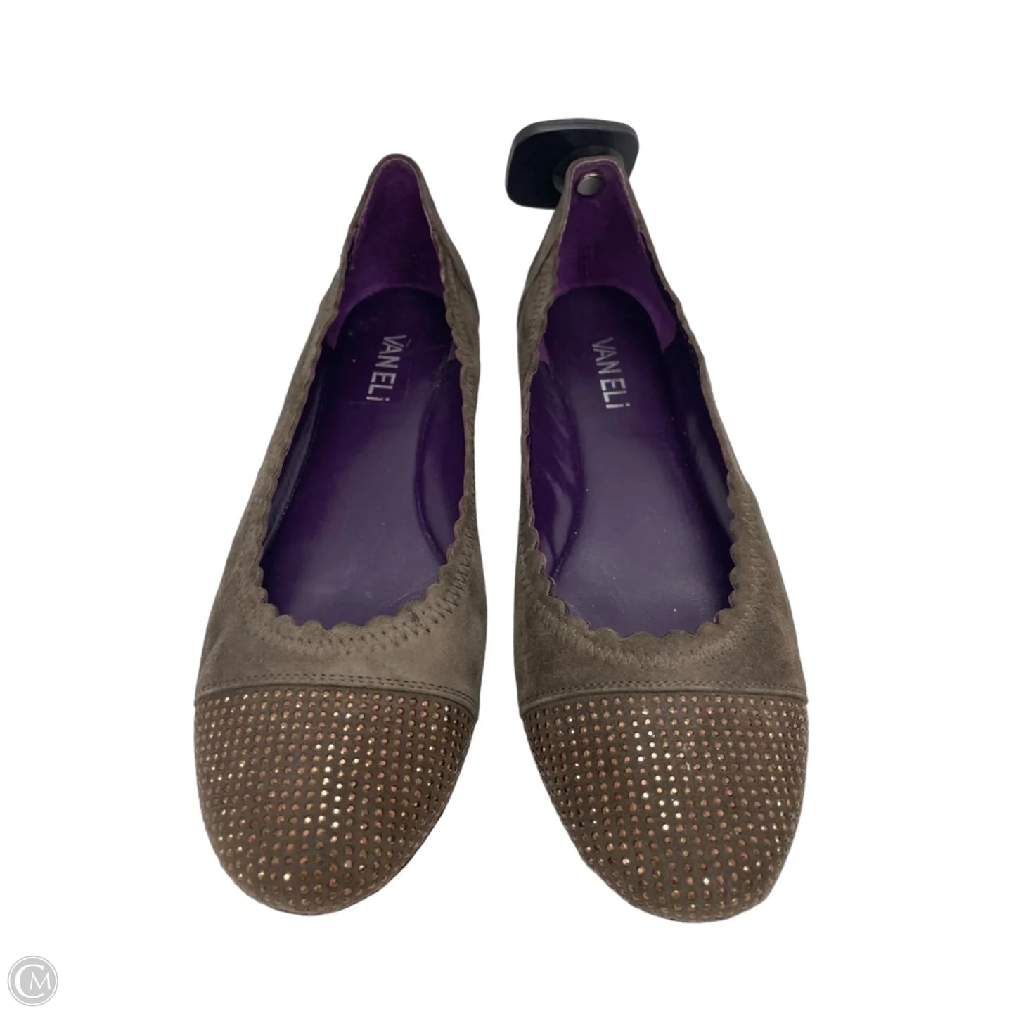 Shoes Flats By Vaneli In Brown, Size: 7