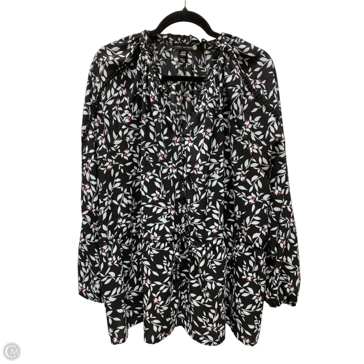 Top Long Sleeve By Lane Bryant In Floral Print, Size: 3x
