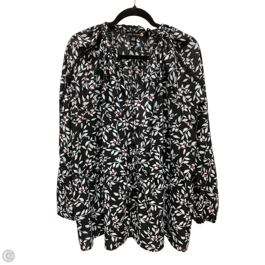 Top Long Sleeve By Lane Bryant In Floral Print, Size: 3x