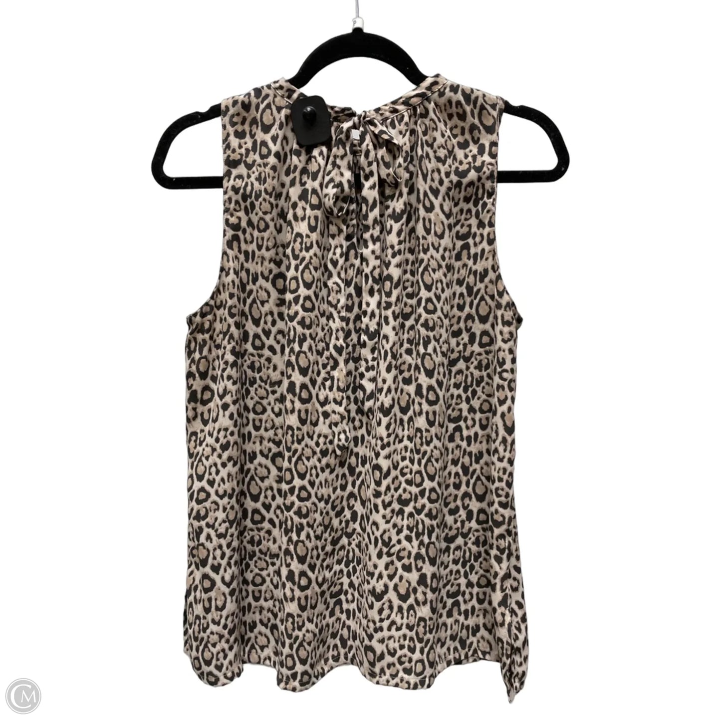 Top Sleeveless By Loft In Animal Print, Size: Lp