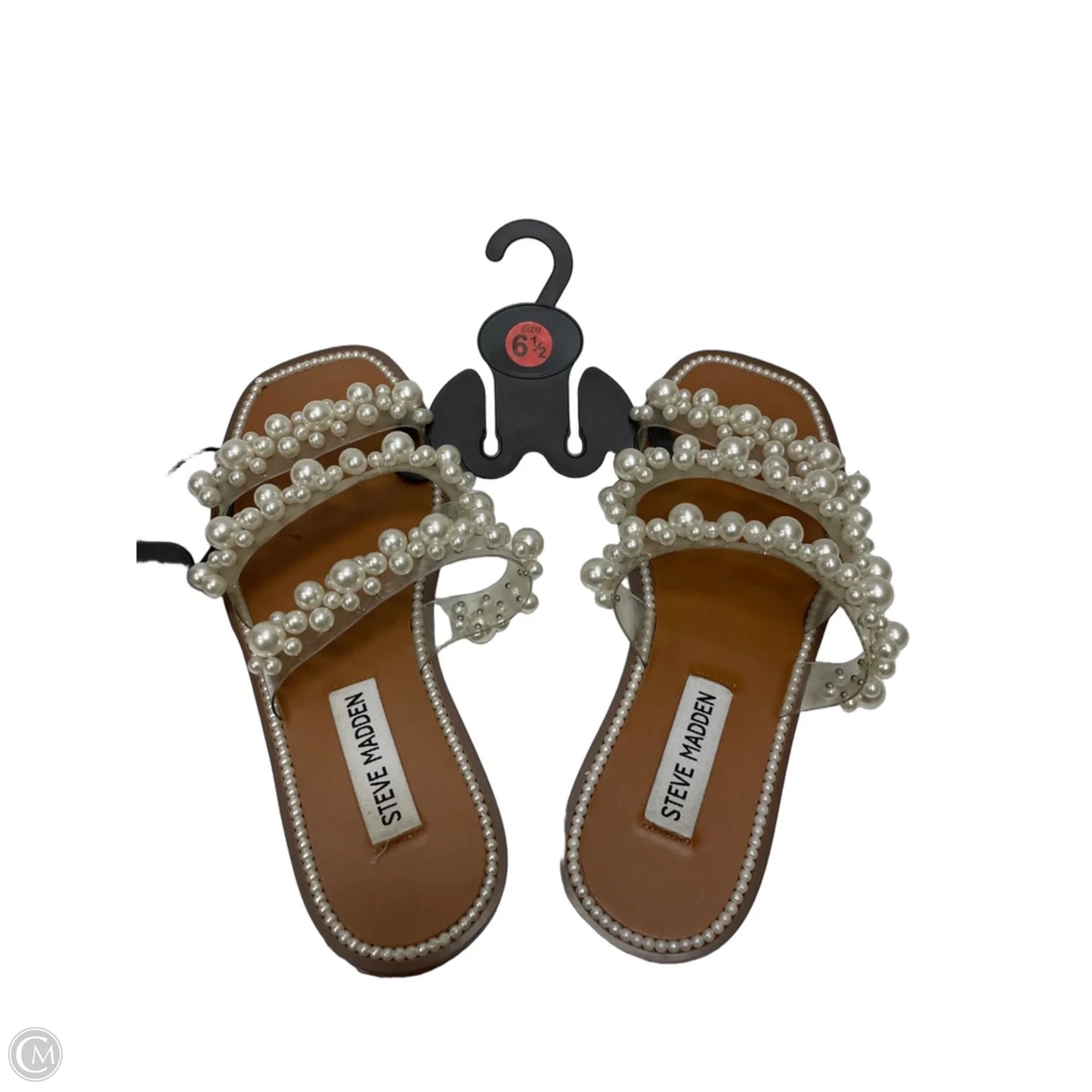 Sandals Flats By Steve Madden In Clear, Size: 6.5