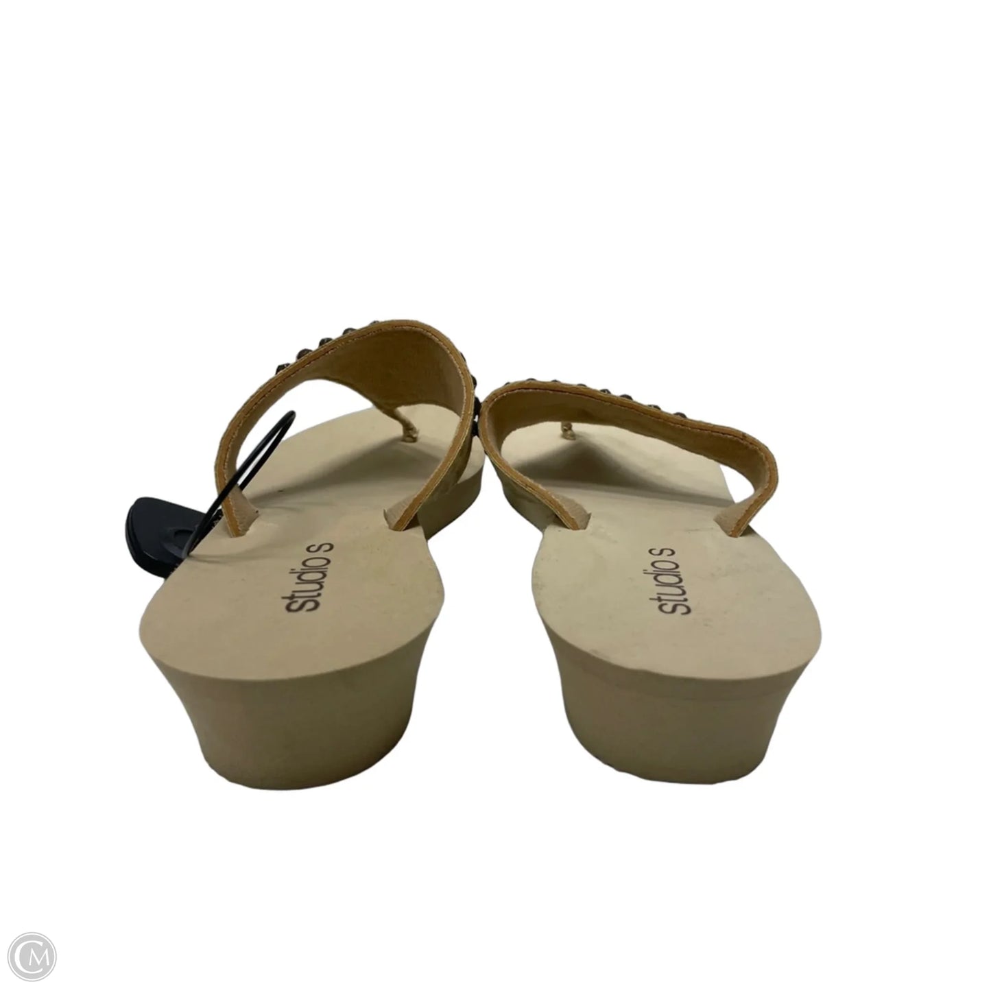 Sandals Flip Flops By Clothes Mentor In Taupe, Size: 7