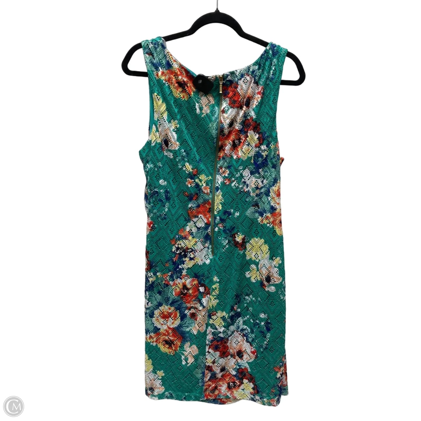 Dress Work By Bisou Bisou In Floral Print, Size: Xl