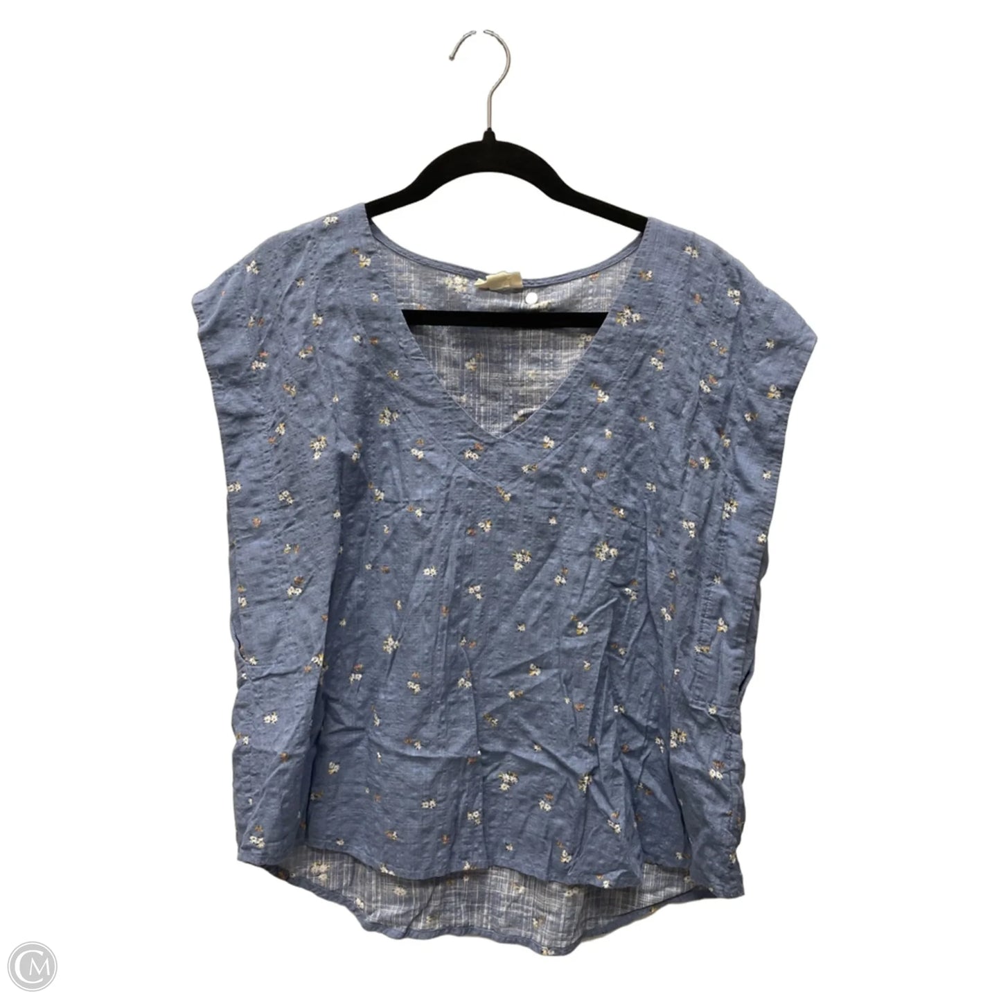 Top Sleeveless By Ana In Floral Print, Size: L