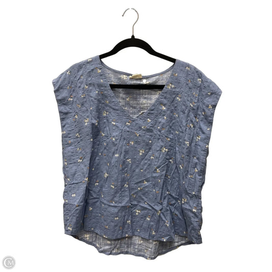 Top Sleeveless By Ana In Floral Print, Size: L