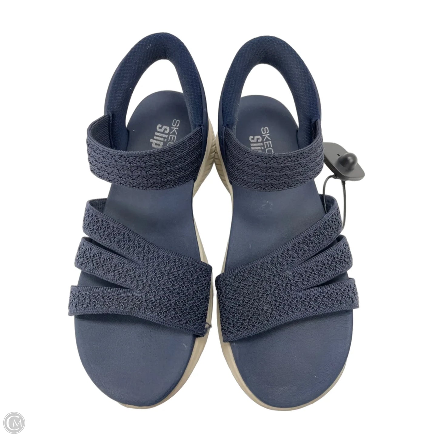 Sandals Flats By Skechers In Blue, Size: 6.5