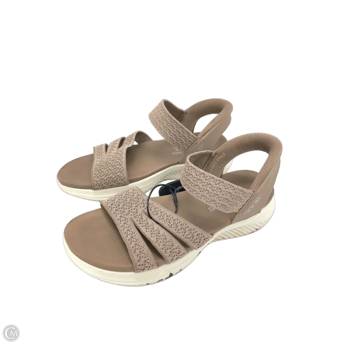 Sandals Flats By Skechers In Taupe, Size: 6.5
