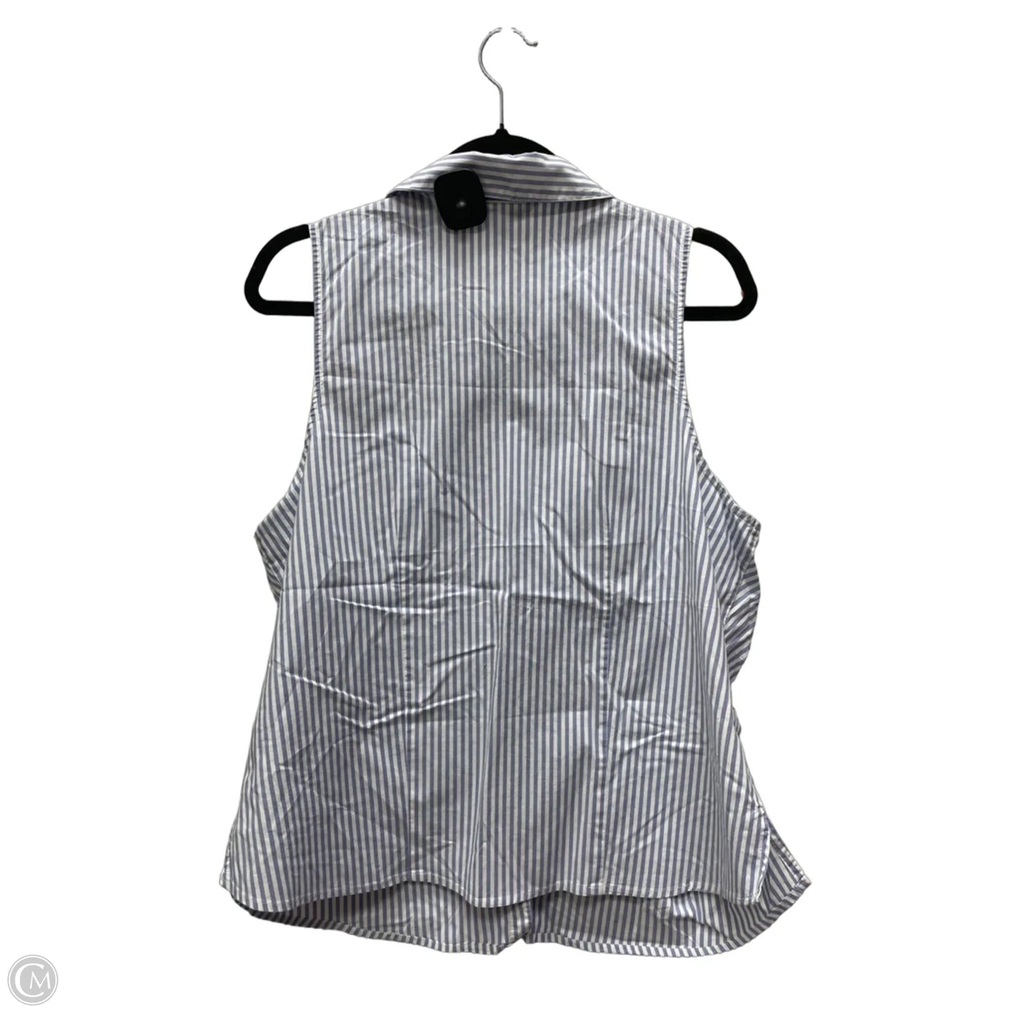 Top Sleeveless By Nine West Apparel In Striped Pattern, Size: Xl