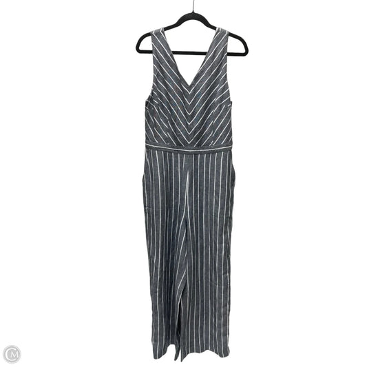 Jumpsuit By Loft In Striped Pattern, Size: L