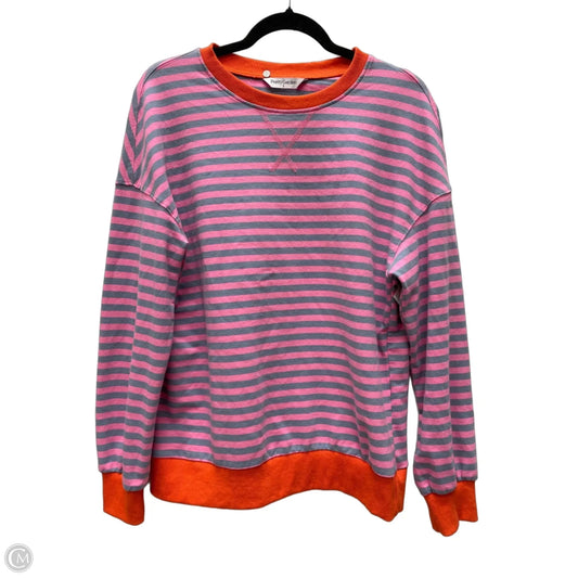 Top Long Sleeve By Prettygarden In Striped Pattern, Size: S