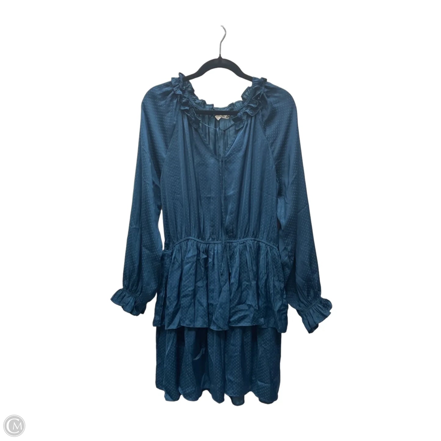 Dress Casual Short By Clothes Mentor In Teal, Size: L