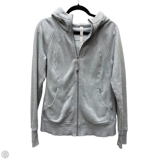 Athletic Jacket By Lululemon In Blue, Size: M