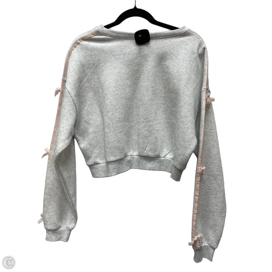 Sweatshirt Crewneck By As Revival In Green & Pink, Size: Xs