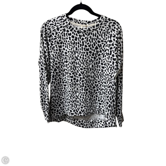 Sweatshirt Crewneck By Lou And Grey In Animal Print, Size: Xs