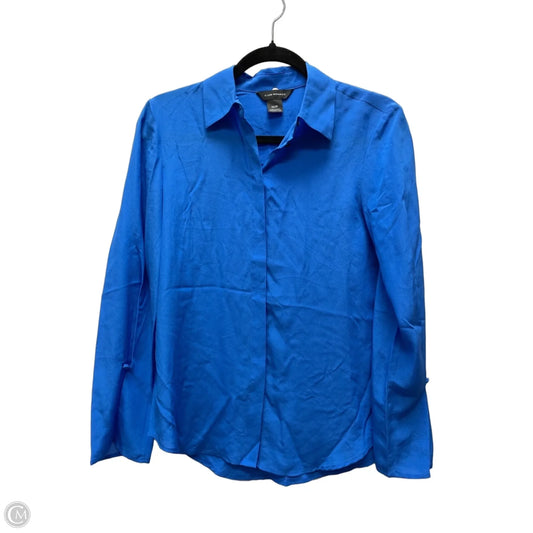Blouse Long Sleeve By Club Monaco In Blue, Size: Xs