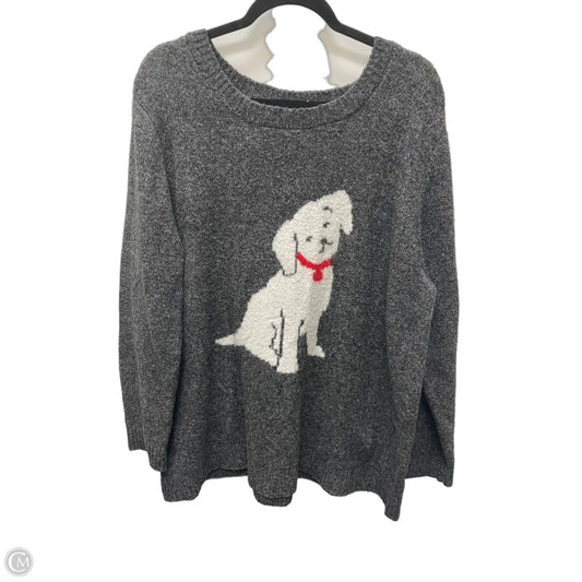 Sweater By Cupcakes And Cashmere In Grey, Size: 2x