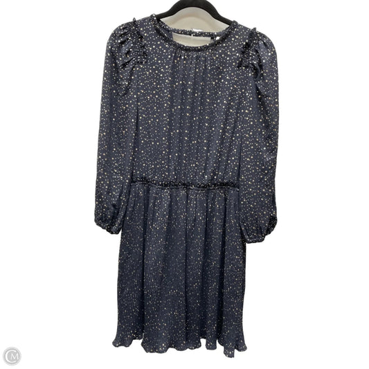 Dress Casual Short By Current Air In Blue & Gold, Size: S