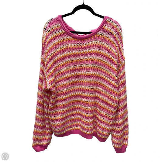 Sweater By Blu Pepper In Multi-colored, Size: L