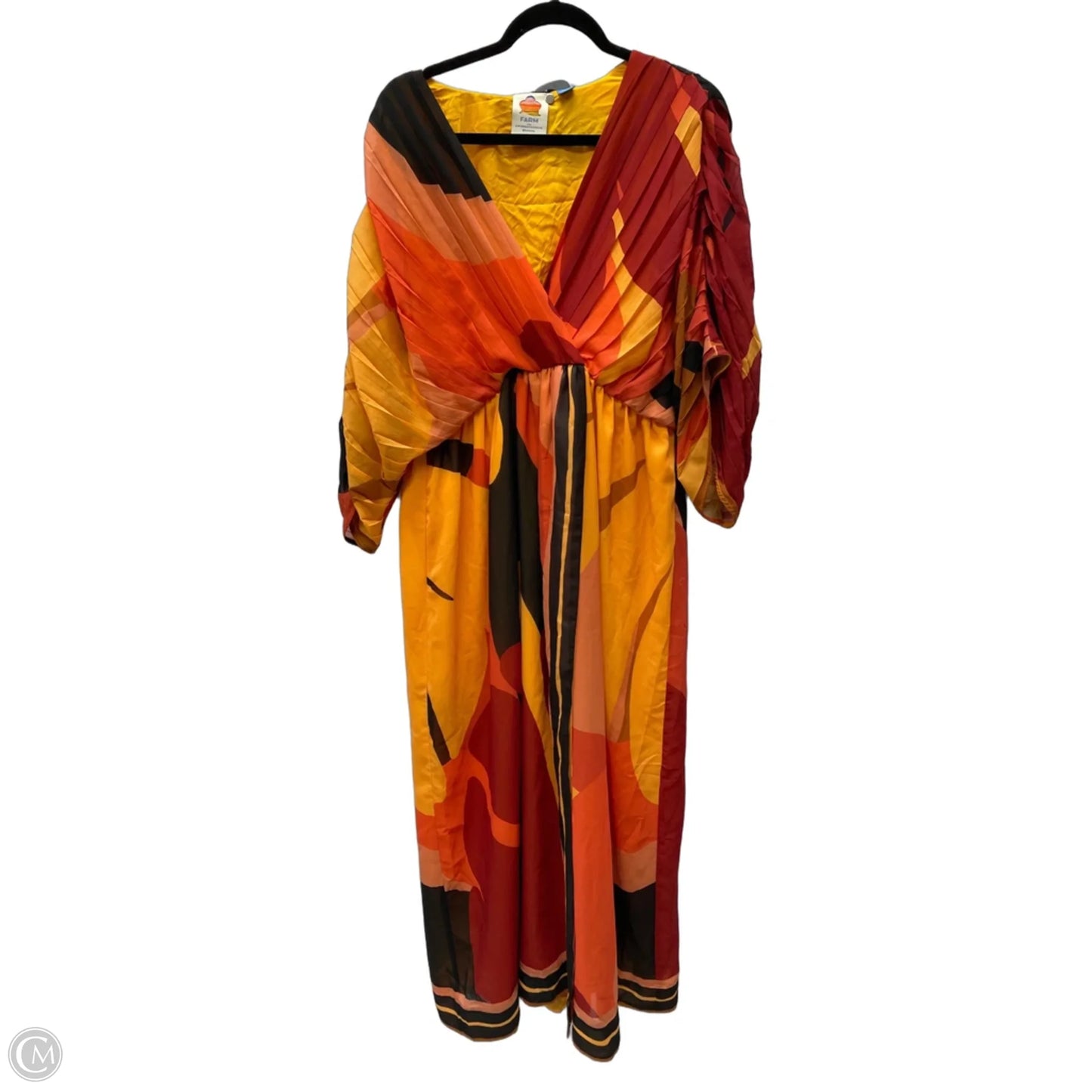 Dress Casual Maxi By Farm Rio In Geometric Pattern, Size: L
