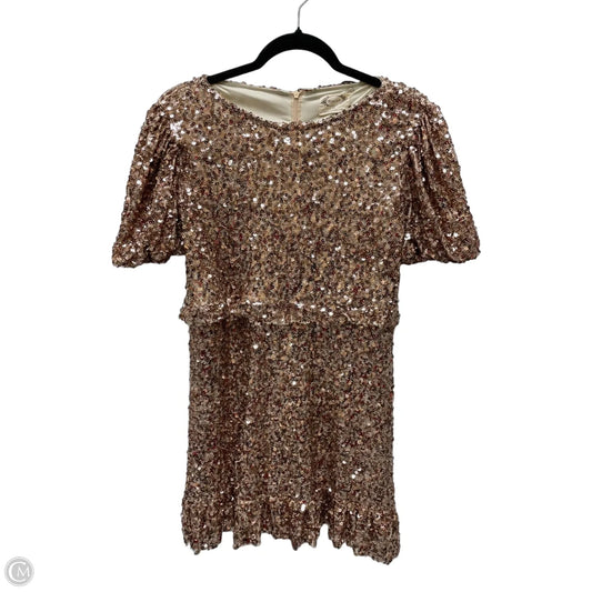Dress Party Short By Mia joy In Bronze, Size: L