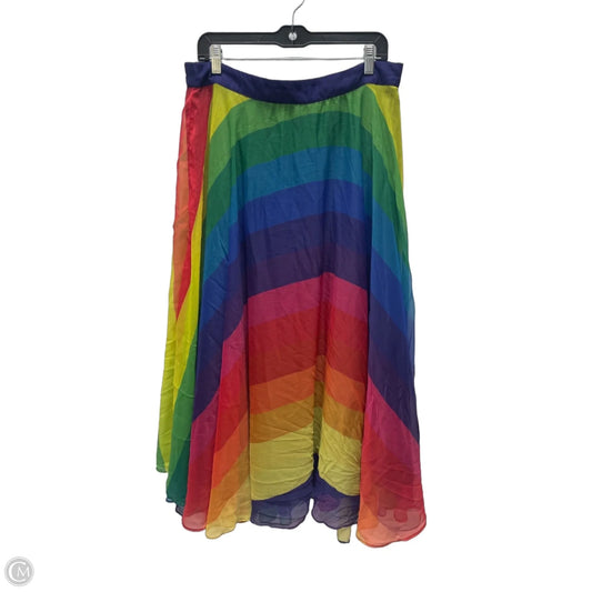 Skirt Maxi By RANNA GILL In Rainbow Print, Size: 16