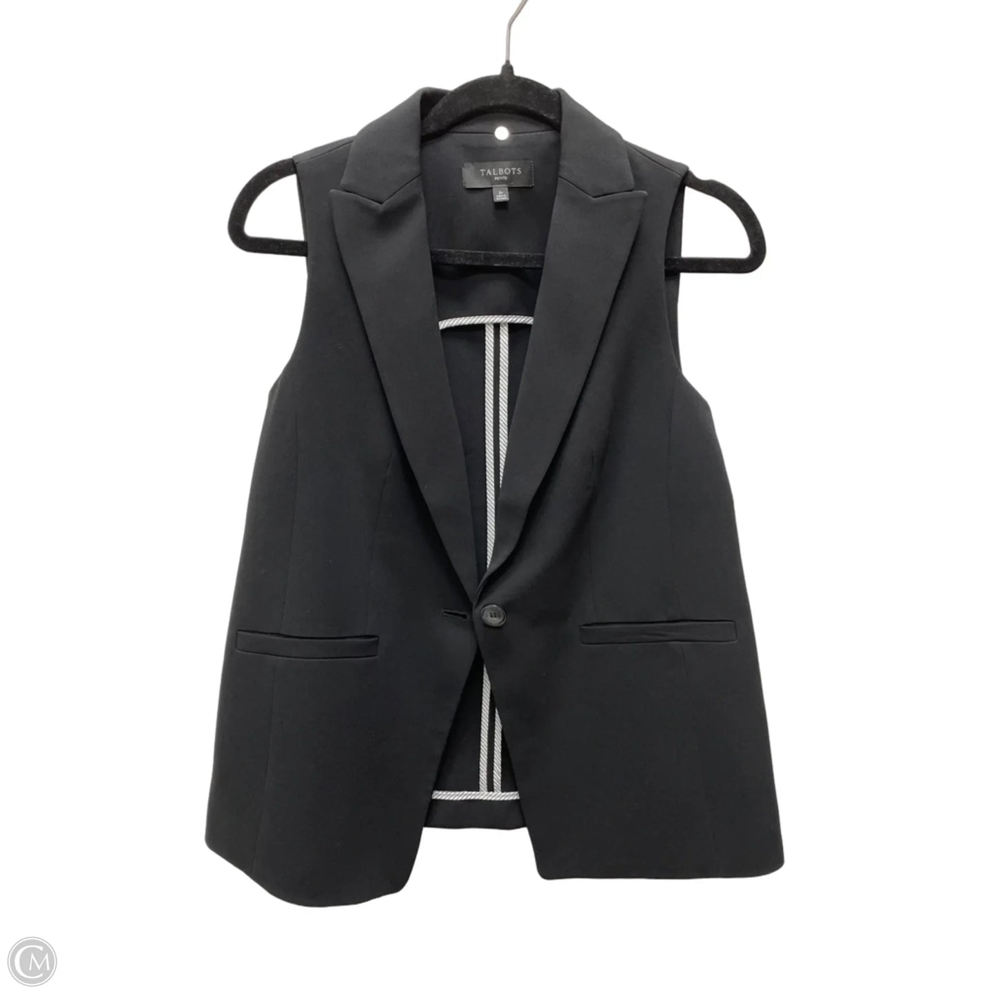 Blazer By Talbots In Black, Size: Xsp