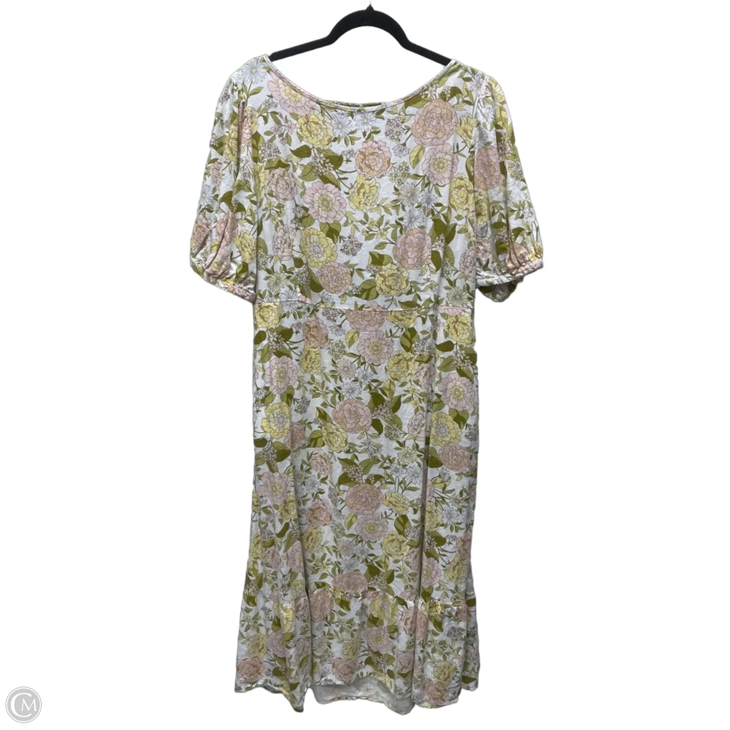 Dress Casual Maxi By Who What Wear In Floral Print, Size: 2x
