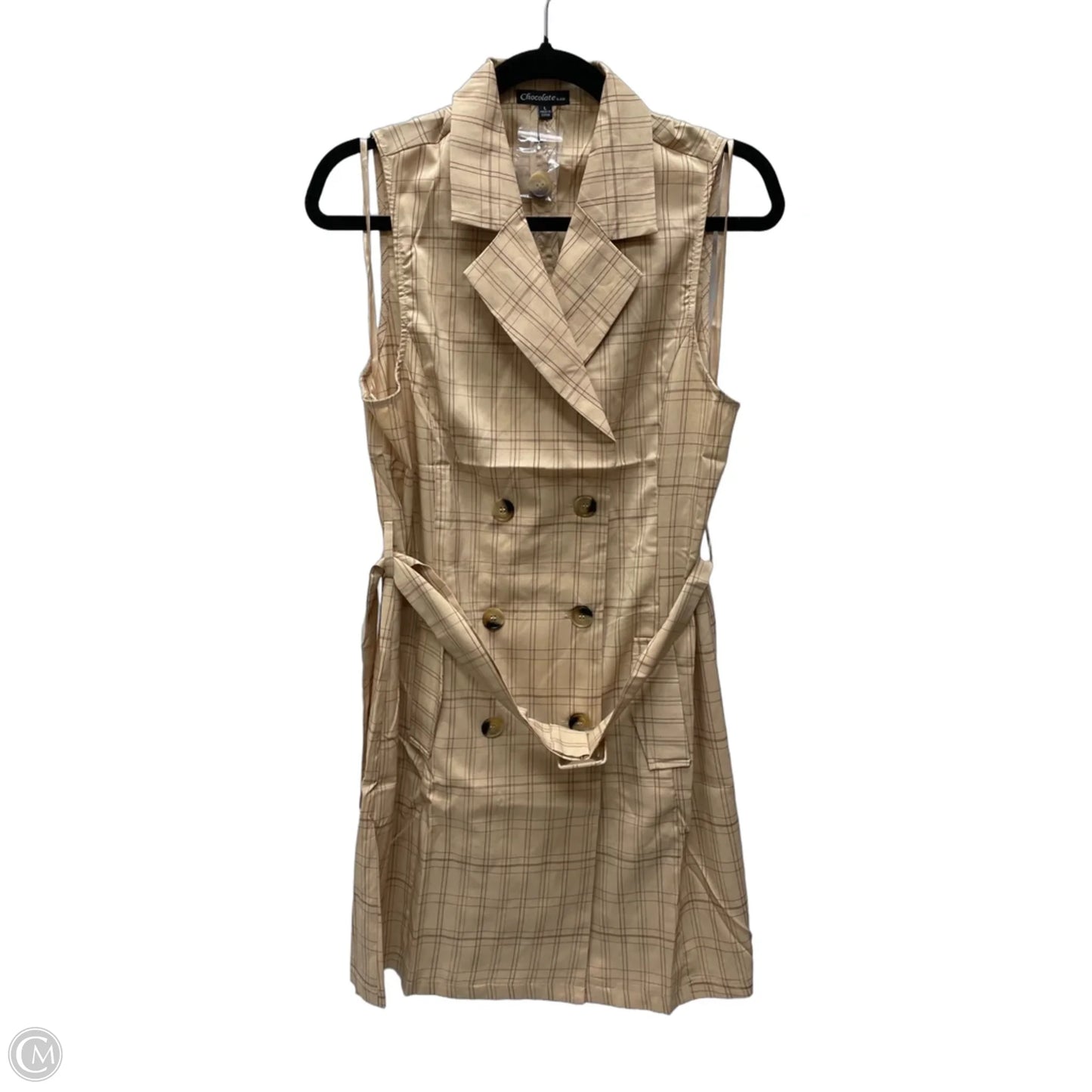 Dress Casual Short By Clothes Mentor In Plaid Pattern, Size: L