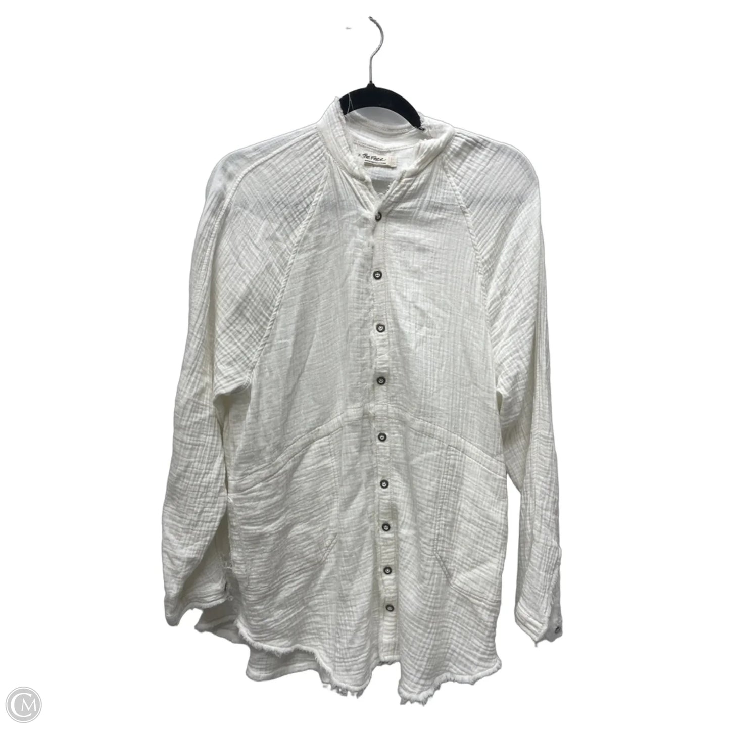Top Long Sleeve By We The Free In White, Size: S