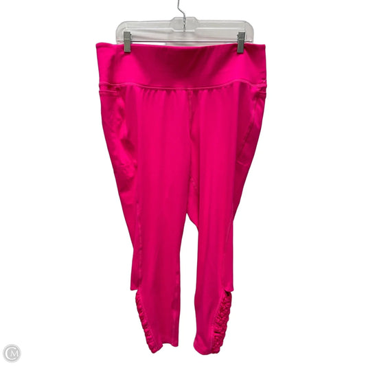 Athletic Leggings By Livi Active In Pink, Size: 1x