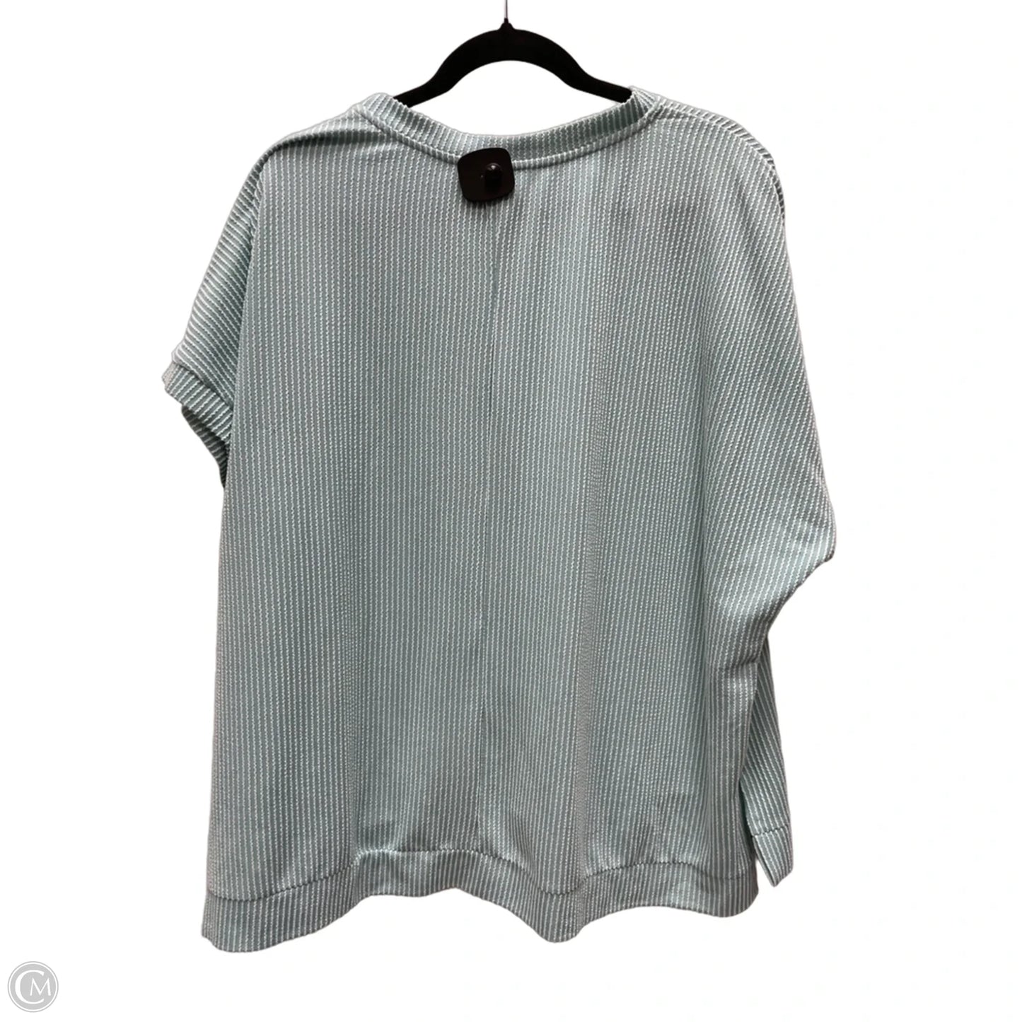 Top Short Sleeve By Dokotoo In Aqua, Size: L