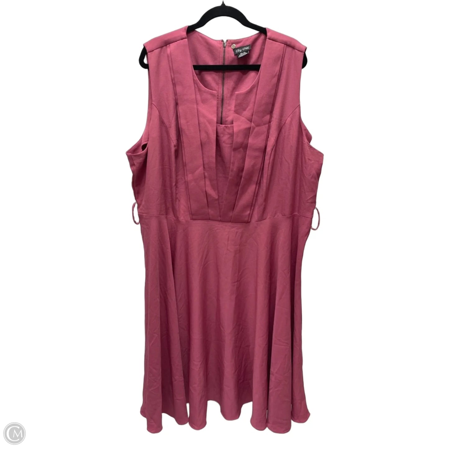 Dress Casual Short By City Chic In Pink, Size: 2x