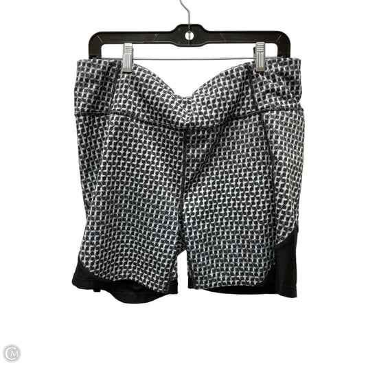 Athletic Shorts By Athleta In Geometric Pattern, Size: Xl