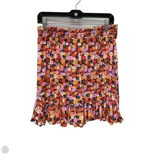 Skirt Mini & Short By Loft In Floral Print, Size: 8