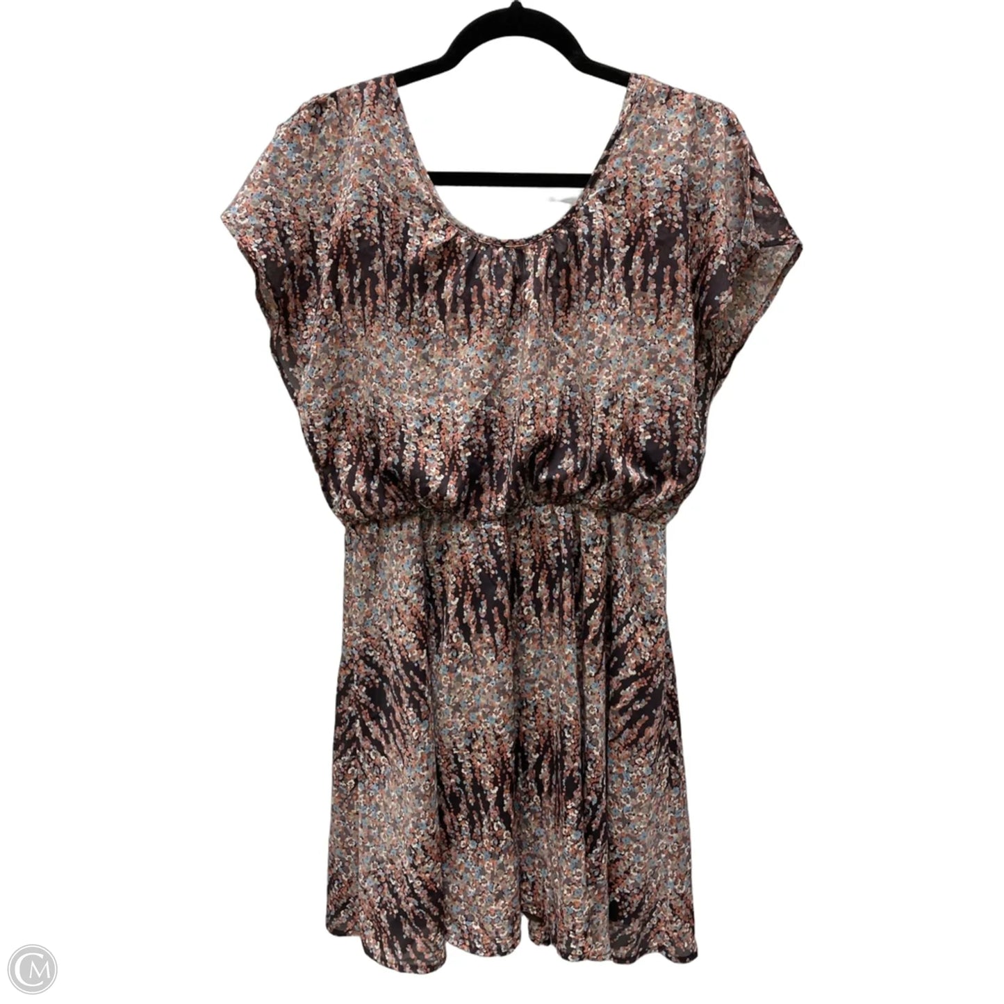 Dress Casual Short By Bar Iii In Brown & Cream, Size: M