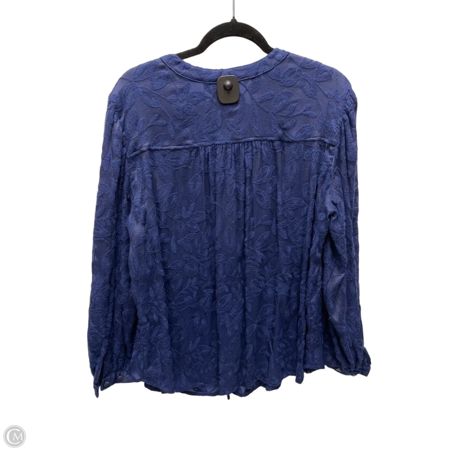 Top Long Sleeve By Chicos In Floral Print, Size: Xl