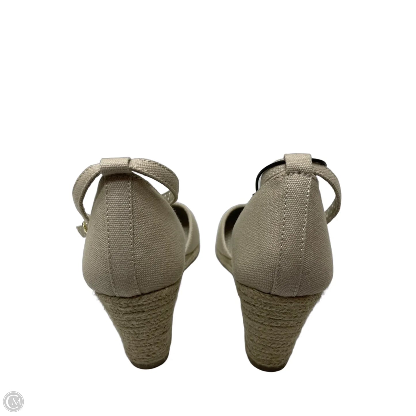 Shoes Heels Wedge By Bass In Tan, Size: 8