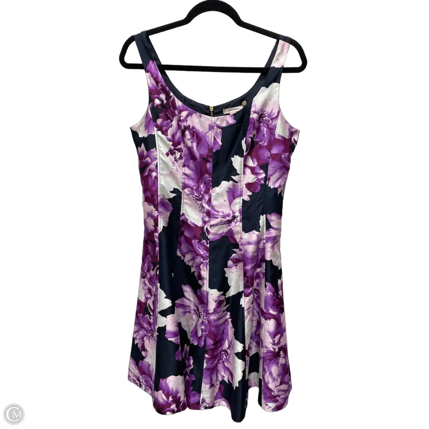 Dress Casual Midi By Dressbarn In Floral Print, Size: M
