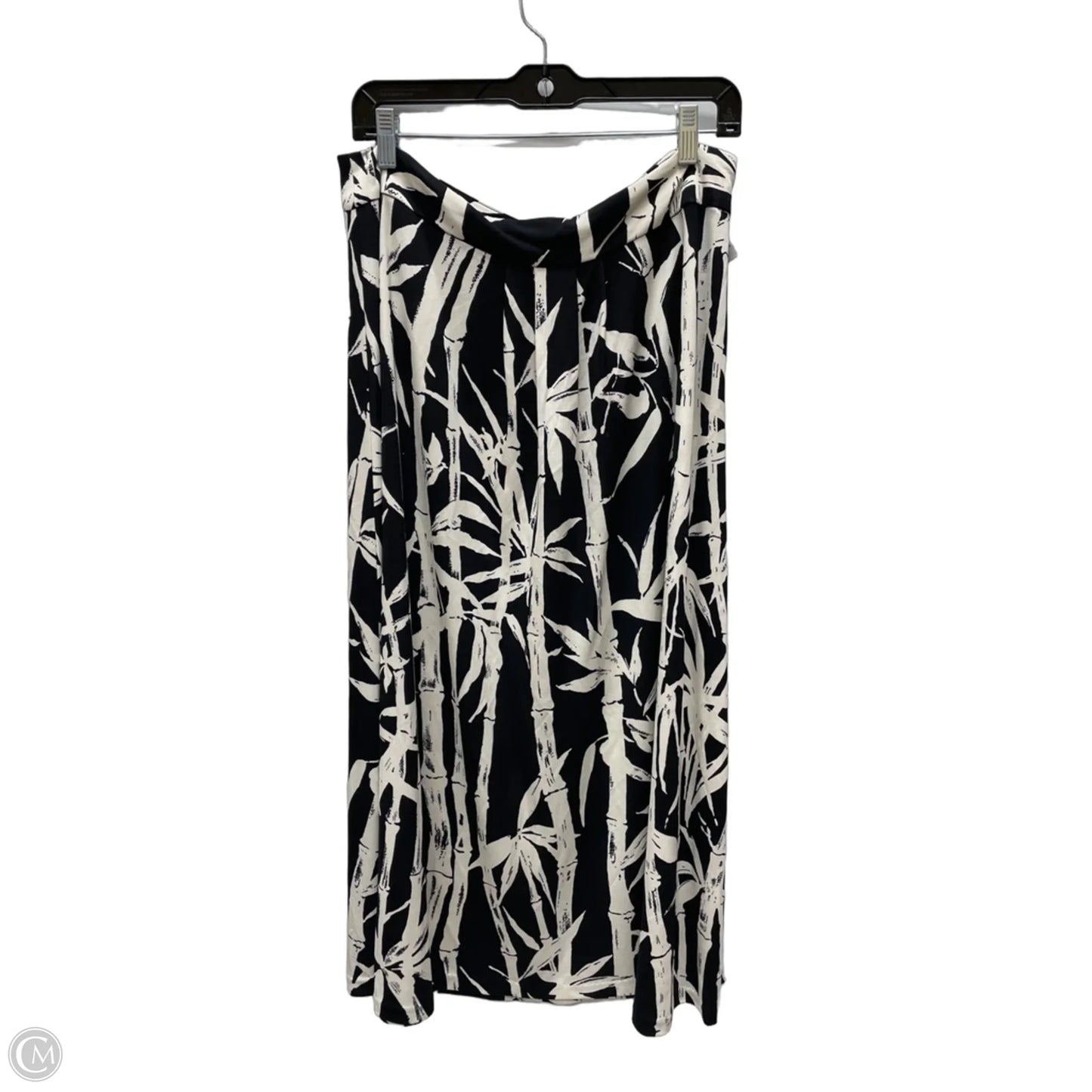 Skirt Maxi By Talbots In Black & Cream, Size: 8p