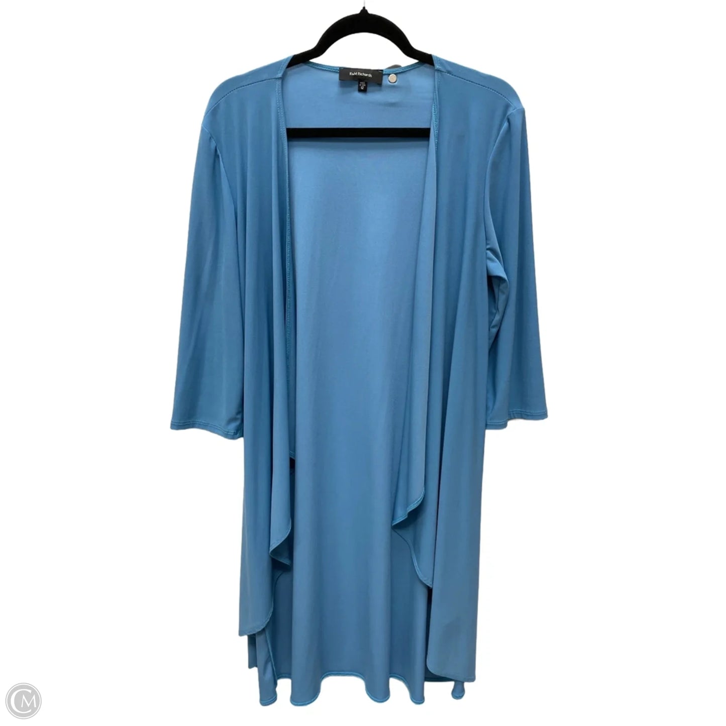 Cardigan By R And M Richards In Blue, Size: L