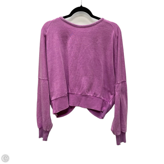 Top Long Sleeve By No Boundaries In Purple, Size: Xl