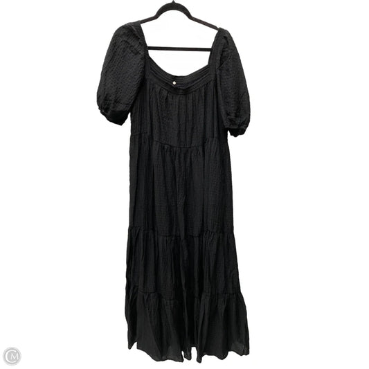 Dress Casual Maxi By Anthropologie In Black, Size: L