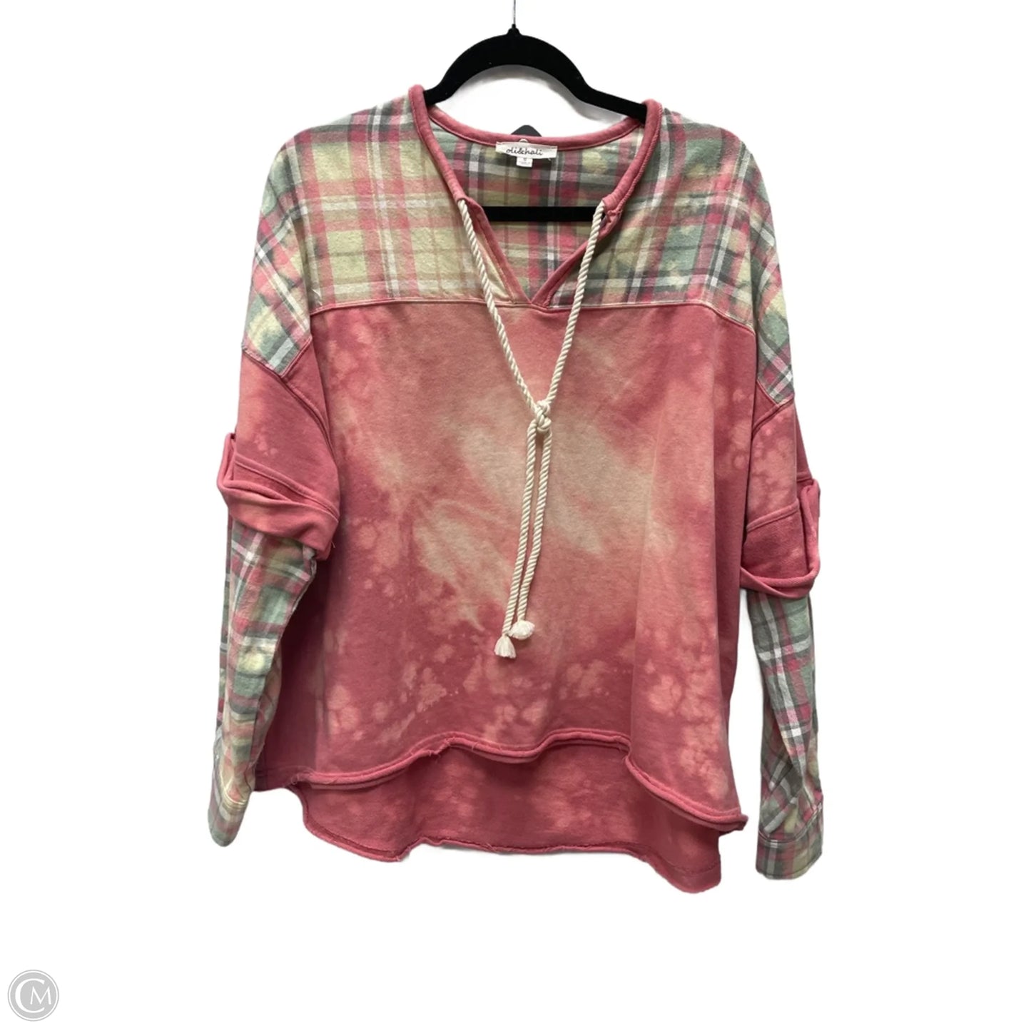 Top Long Sleeve By Oli & Hali In Tie Dye Print, Size: S